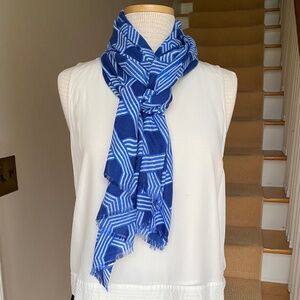 J. McLaughlin scarf/wrap in lightweight wool.